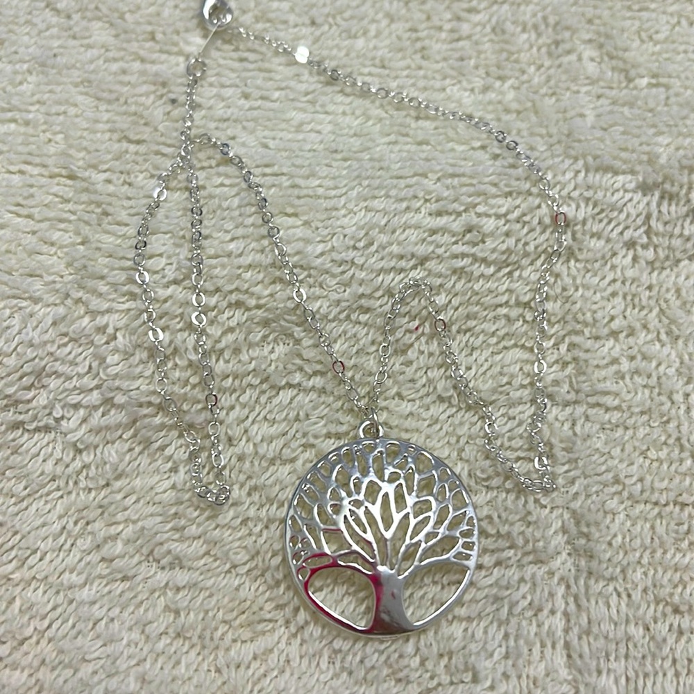 925 Sterling Silver Tree of Life Necklace